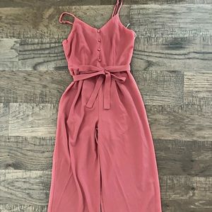 Pink jumpsuit